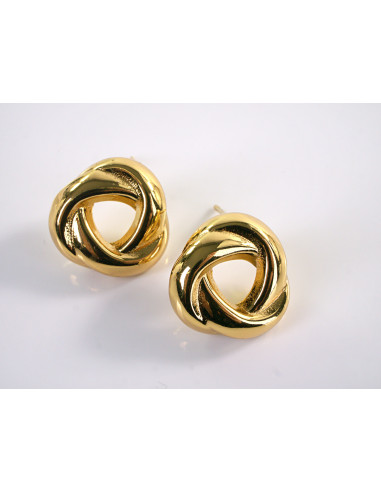 Kolczyki ZŁOTE WĘZEŁKI SUPEŁKI CHIRURGICZNA...