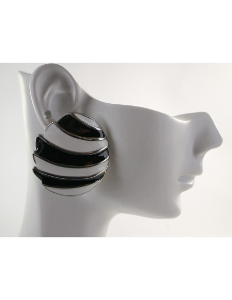 Kolczyki SREBRNE MARYNARSKIE "GUZIKI" CHIRURGICZNA LOLITA AKCESORIA