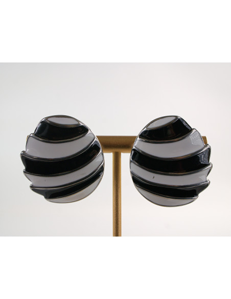 Kolczyki SREBRNE MARYNARSKIE "GUZIKI" CHIRURGICZNA LOLITA AKCESORIA