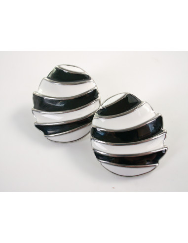 Kolczyki SREBRNE MARYNARSKIE "GUZIKI"...