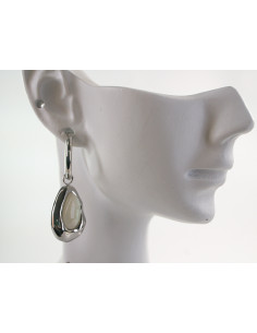 Kolczyki SREBRNE  KROPLE  CHIRURGICZNA LOLITA AKCESORIA