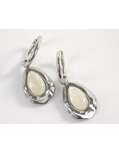 Kolczyki SREBRNE  KROPLE  CHIRURGICZNA LOLITA AKCESORIA 2