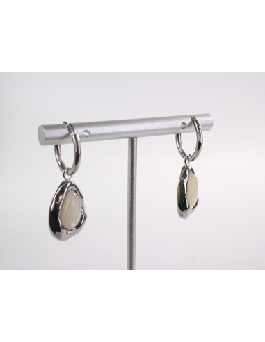 Kolczyki SREBRNE  KROPLE  CHIRURGICZNA LOLITA...