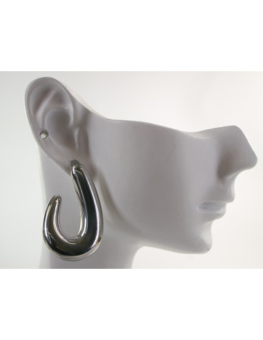 Kolczyki SREBRNE  ASYMETRYCZNE ZAWIJASY...