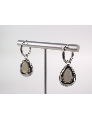 Kolczyki SREBRNE  KROPLE  CHIRURGICZNA LOLITA...