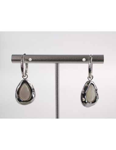 Kolczyki SREBRNE  KROPLE  CHIRURGICZNA LOLITA...