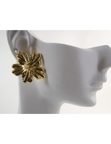 Kolczyki ZŁOTE KWIATY KWIATKI  CHIRURGICZNA LOLITA AKCESORIA