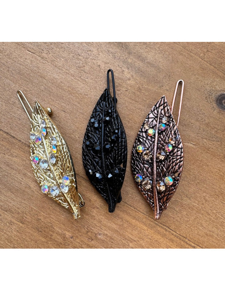 Spinka DO WŁOSÓW elegancki LIŚĆ LISTEK LOLITA AKCESORIA