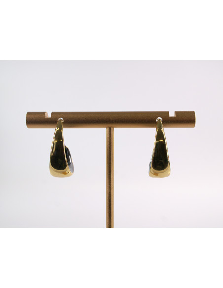 Kolczyki ZŁOTO- CZARNE KOŁA ZAWIJASY  CHIRURGICZNA LOLITA AKCESORIA