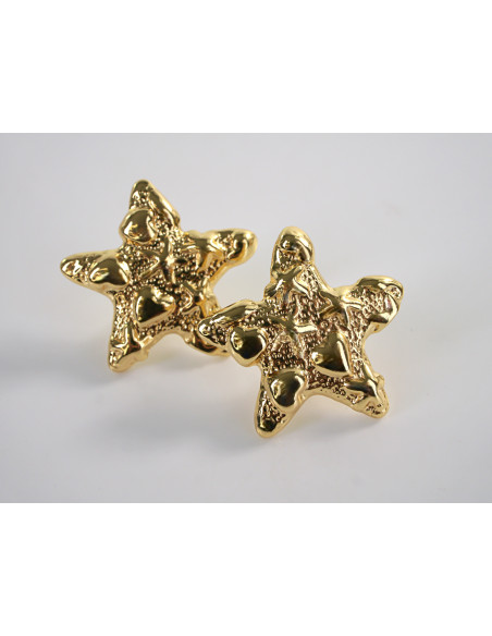 Kolczyki ZŁOTE GWIAZY GWIAZDKI CHIRURGICZNA LOLITA AKCESORIA