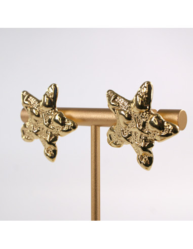 Kolczyki ZŁOTE GWIAZY GWIAZDKI CHIRURGICZNA...