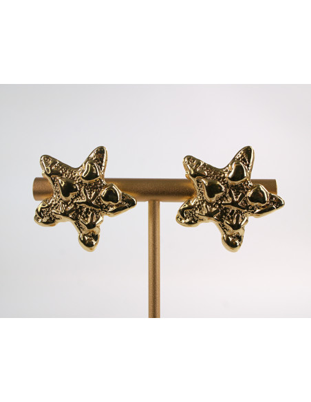 Kolczyki ZŁOTE GWIAZY GWIAZDKI CHIRURGICZNA LOLITA AKCESORIA