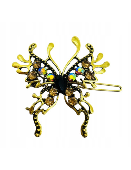 Spinka DO WŁOSÓW ZŁOTY MOTYL MOTYLE LOLITA AKCESORIA