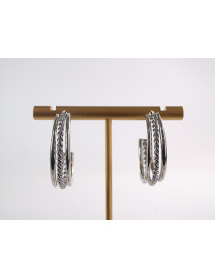 Kolczyki SREBRNE KOŁA BOHO CHIRURGICZNA LOLITA AKCESORIA 2