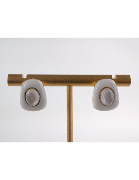 Kolczyki ELEGANCKIE KOLCZYKI KOCIE OKO CHIRURGICZNA LOLITA AKCESORIA