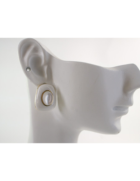 Kolczyki ELEGANCKIE KOLCZYKI KOCIE OKO CHIRURGICZNA LOLITA AKCESORIA