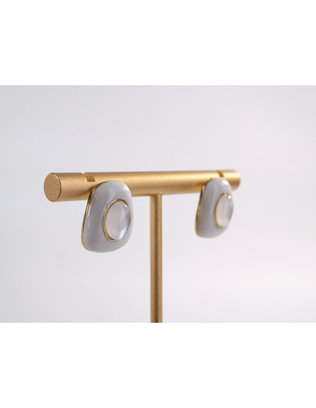 Kolczyki ELEGANCKIE KOLCZYKI KOCIE OKO CHIRURGICZNA LOLITA AKCESORIA