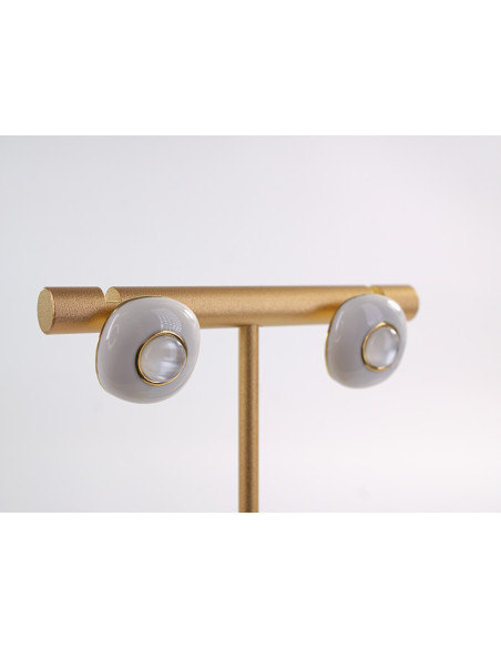 Kolczyki ELEGANCKIE KOLCZYKI KOCIE OKO CHIRURGICZNA LOLITA AKCESORIA