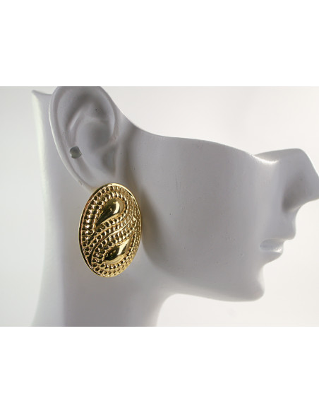 Kolczyki  ELIPSY VINTAGE A'LA LATA 80-TE CHIRURGICZNA LOLITA AKCESORIA