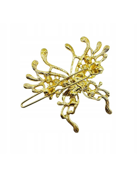 Spinka DO WŁOSÓW ZŁOTY MOTYL MOTYLE LOLITA AKCESORIA