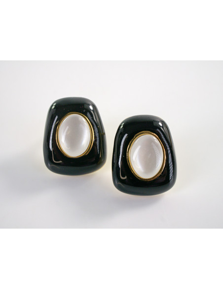 Kolczyki ELEGANCKIE KOLCZYKI KOCIE OKO CHIRURGICZNA LOLITA AKCESORIA