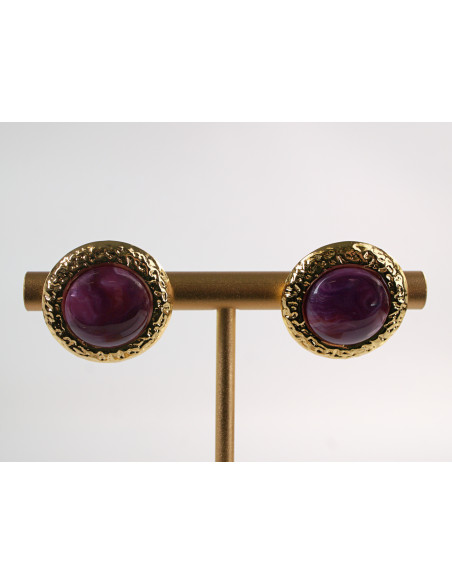 Kolczyki  "GUZIKI" VINTAGE A'LA LATA 80-TE CHIRURGICZNA LOLITA AKCESORIA