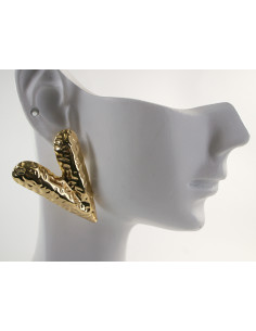 Kolczyki  SERCE SERCA VINTAGE A'LA LATA 80-TE...