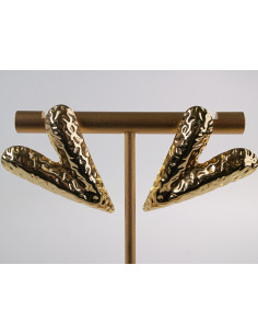 Kolczyki  SERCE SERCA VINTAGE A'LA LATA 80-TE... 2