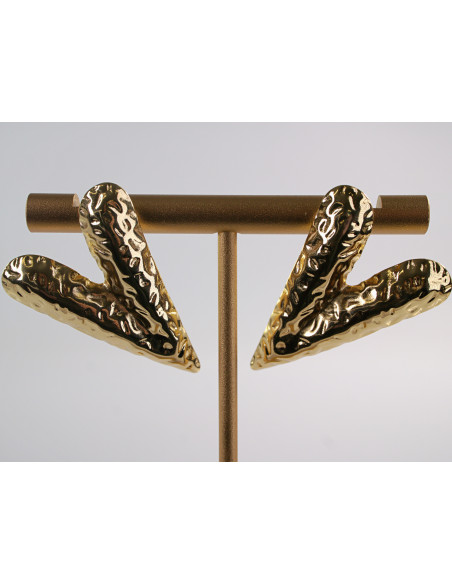 Kolczyki  SERCE SERCA VINTAGE A'LA LATA 80-TE CHIRURGICZNA LOLITA AKCESORIA