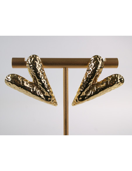 Kolczyki  SERCE SERCA VINTAGE A'LA LATA 80-TE CHIRURGICZNA LOLITA AKCESORIA