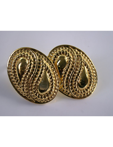 Kolczyki  ELIPSY VINTAGE A'LA LATA 80-TE...