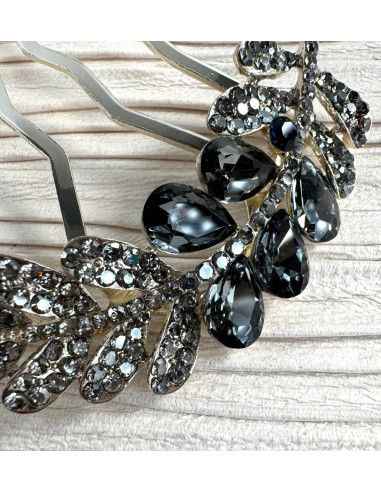 GRZEBIEŃ wsuwany do włosów wtykowy ozdobny KŁOS...