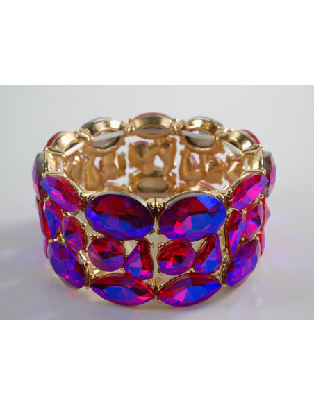 Bransoletka Kryształowa na rękę DUŻE KRYSZTAŁY XL Lolita Accessories