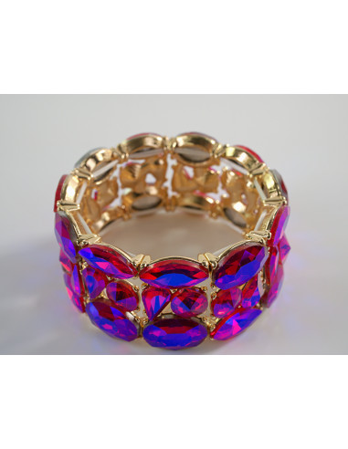 Bransoletka Kryształowa na rękę DUŻE KRYSZTAŁY...