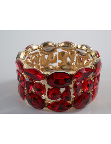 Bransoletka Kryształowa na rękę DUŻE KRYSZTAŁY...