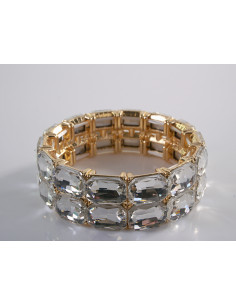 Bransoletka Kryształowa na rękę DUŻE KRYSZTAŁY XL Lolita...