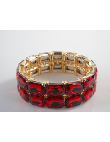 Bransoletka Kryształowa na rękę DUŻE KRYSZTAŁY...