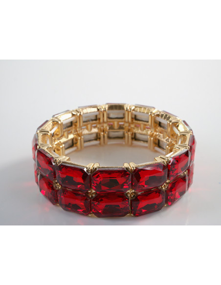 Bransoletka Kryształowa na rękę DUŻE KRYSZTAŁY XL Lolita Accessories