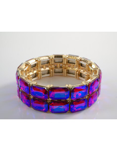 Bransoletka Kryształowa na rękę DUŻE KRYSZTAŁY XL Lolita...