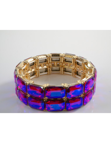 Bransoletka Kryształowa na rękę DUŻE KRYSZTAŁY...