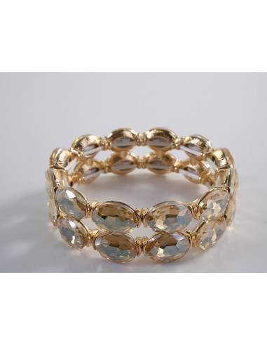 Bransoletka Kryształowa na rękę DUŻE KRYSZTAŁY...