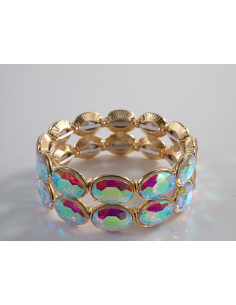 Bransoletka Kryształowa na rękę DUŻE KRYSZTAŁY  Lolita...