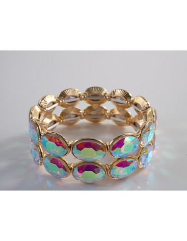 Bransoletka Kryształowa na rękę DUŻE KRYSZTAŁY...