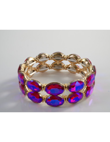 Bransoletka Kryształowa na rękę DUŻE KRYSZTAŁY...