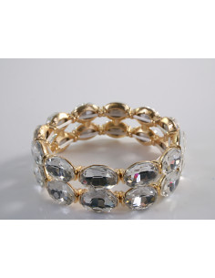 Bransoletka Kryształowa na rękę DUŻE KRYSZTAŁY  Lolita...