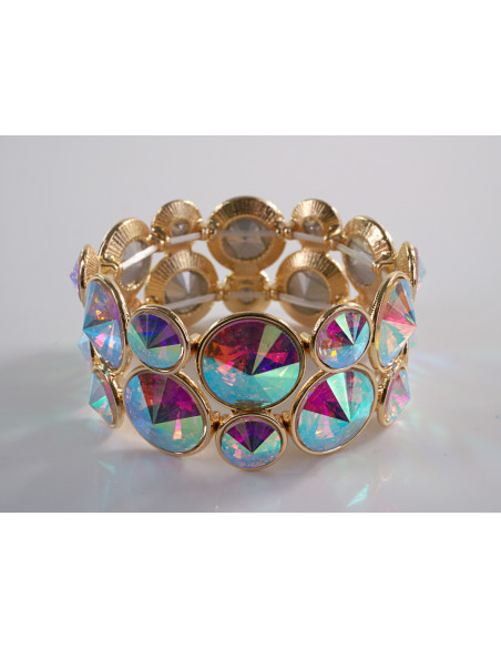 Bransoletka Kryształowa na rękę KRYSZTAŁY Lolita Accessories CRYSTAL AB