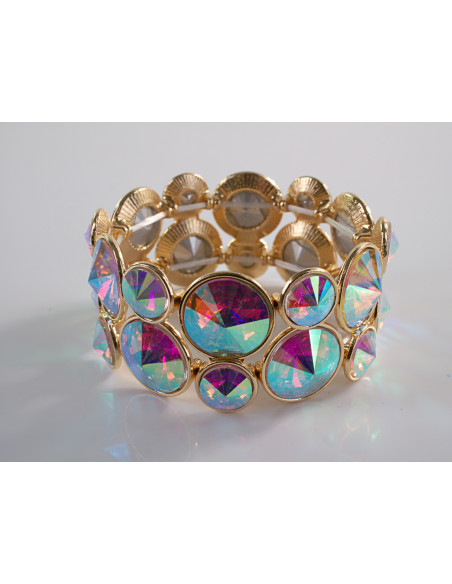 Bransoletka Kryształowa na rękę KRYSZTAŁY Lolita Accessories CRYSTAL AB