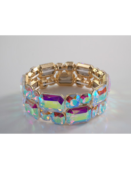 Bransoletka Kryształowa na rękę KRYSZTAŁY Lolita Accessories CRYSTAL AB