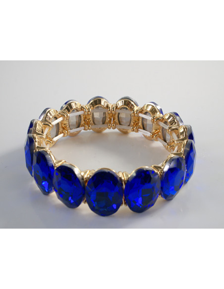 Bransoletka Kryształowa na rękę KRYSZTAŁY Lolita Accessories CHABROWY