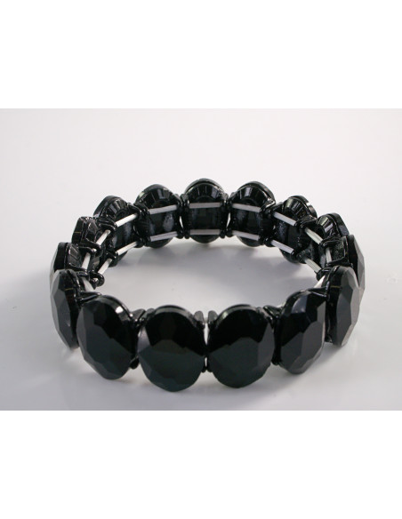 Bransoletka Kryształowa na rękę KRYSZTAŁY Lolita Accessories CZARNY
